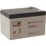 MW Акумулаторна батерия MWL 12-12/MWL 12-12L, 12V, 12Ah, AGM, F1/F2 конектори (MWL 12-12 / MWL 12-12L)