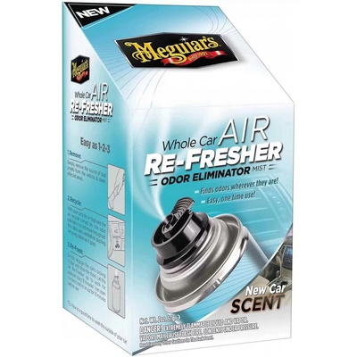 Meguiar's Air Re-Fresher Odor Eliminator Black Chrome Scent 71 g