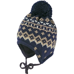 maximo Детска зимна шапка (beanie) maximo Kids' Mini Beanie Jacquard Norwegian Beanie - Dark Navy - размер 47-49 cm (904-5099-0214)
