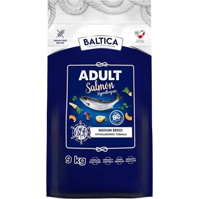 Baltica Adult Hypoallergenic M Salmon 9 kg