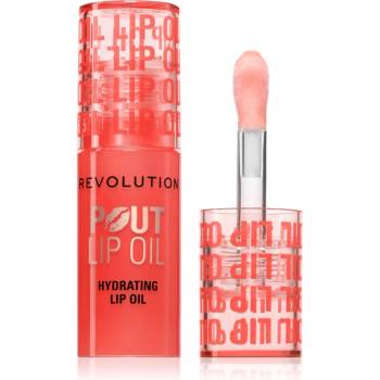 Revolution Beauty Pout Lip масло от нар с хидратиращ ефект цвят Peach 3ml