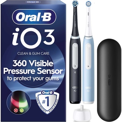 Oral-B iO Series 3 Duo Black/Blue – Sleviste.cz