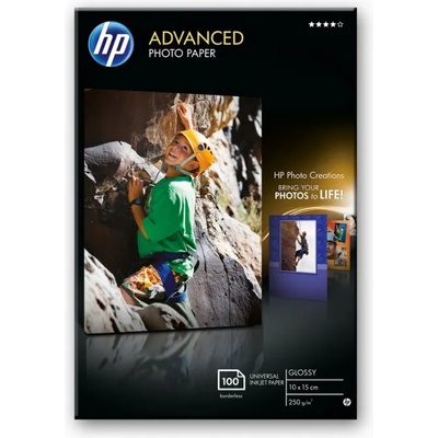HP Хартия HP Advanced Glossy Photo Paper-100 sht/10 x 15 cm borderless (Q8692A)