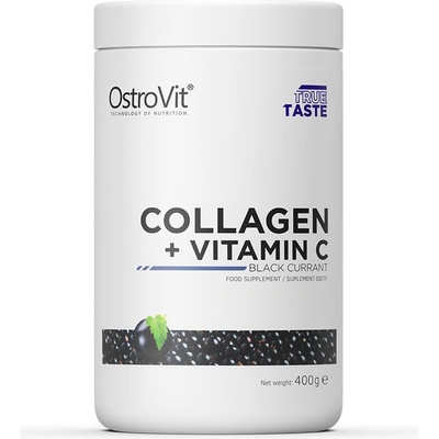 Kolagén + Vitamín C OstroVit čierne ríbezle 400 g
