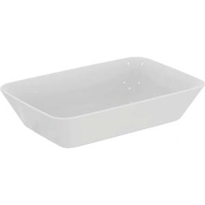 Ideal Standard Connect Air - Умивалник за монтаж върху плот 60x40x13 см, с Ideal Plus, бял E0348MA (E0348MA)