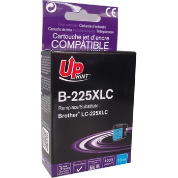 Compatible Мастилница UPRINT LC225XL BROTHER, Cyan (7227)