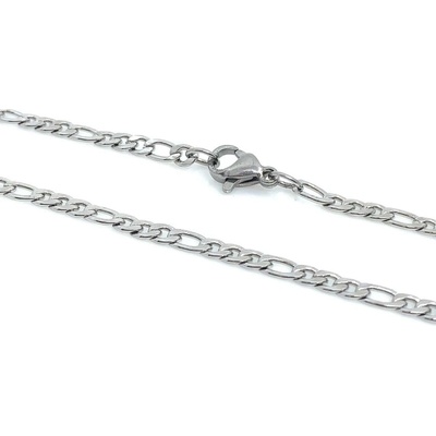 Jan Kos jewellery Řetízek z oceli typu figaro 12107789