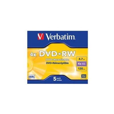 Verbatim DVD+RW, презаписваем, 4.7 GB, 4x, в кутия, office1_2065240011