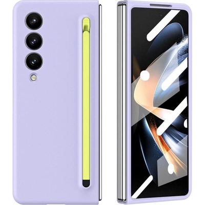 GKK Калъф с Писалка за Samsung Z Fold 4, GKK Stylus Hard Case, Лилав (5906601618703)