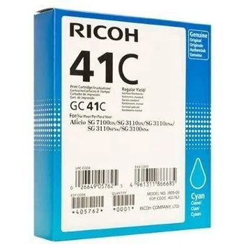 Ricoh Мастило гел RICOH GC41C, 2200 копия Cyan (RICOH-INK-GC41C)