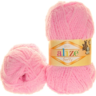 Alize Softy baby růžová 185