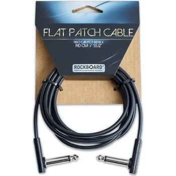 RockBoard Flat Patch Cable 140 cm Ъглов - Ъглов Пач кабел (RBO CAB PC F 140 BLK)