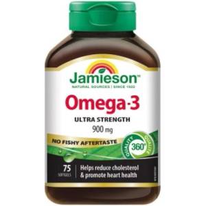 Jamieson Omega-3 ULTRA 900mg 75 таблетки (IP1614)