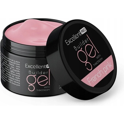 Excellent Pro Thixo stavební gel na nehty Led Uv French pink 50g