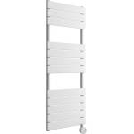 Crystal Електрическа лира за баня Crystal E-PEARL, 500 W, 1213 x 500 mm, заредена с термофлуид, бяла (392168)