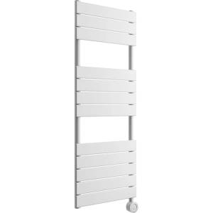 Crystal Електрическа лира за баня Crystal E-PEARL, 500 W, 1213 x 500 mm, заредена с термофлуид, бяла (392168)
