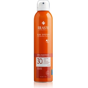Rilastil Sun System транспарентен слънцезащитен спрей SPF 30 200ml