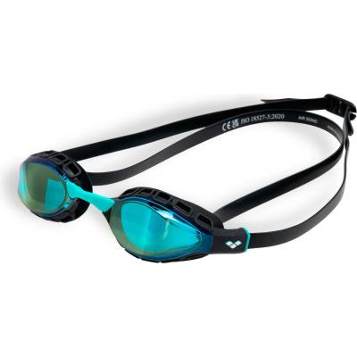 arena Плувни очила Arena Air Sonic Mirror Swimming goggles - Aqua / Black - размер One Size (205-6581-0111)