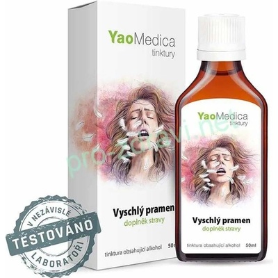 YaoMedica 123 Vyschlý pramen bylinná tinktura 50 ml