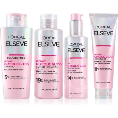 L'Oréal Elseve Glycolic Gloss комплект За коса