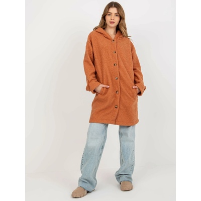 Relevance Coat RV-PL-8449.98P-dark orange oranžová