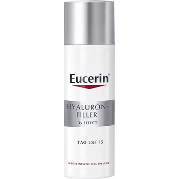 Eucerin Hyaluron-Filler + 3x Effect Day Cream Day Cream SPF15 дневен крем за лице за нормална и комбинирана кожа за жени 50 мл