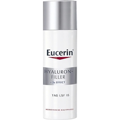 Eucerin Hyaluron-Filler + 3x Effect Day Cream Day Cream SPF15 дневен крем за лице за нормална и комбинирана кожа за жени 50 мл