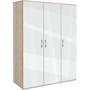 Bogdan Furniture G Трикрилен гардероб Memo. bg, модел BM-Ava 3, ГБ сонома и бяло гланц