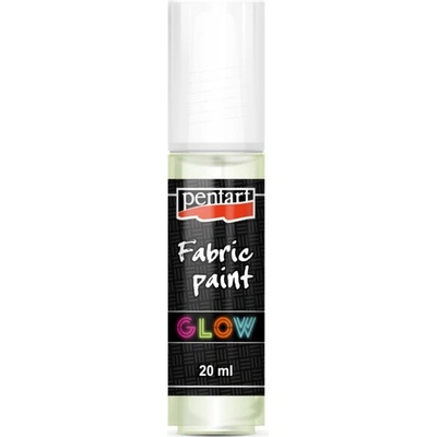 3D farba na textil svietiaca v tme PENTART GLOW 20 ml svetlozelená