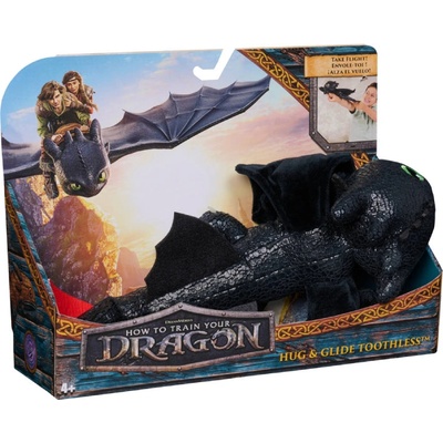 Spin Master Dragons Movie Gliding Hug Toothless Plush 30cm (6072913)