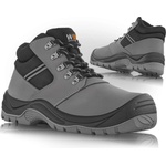 VM Footwear Vm footwear БУРГАС 3390-o2 / Боти до глезена o2 fo sr - сиви/черни 43 (3390-o2-43)