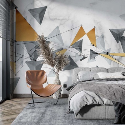 Art gift Фототапет Летящи триъгълници 2