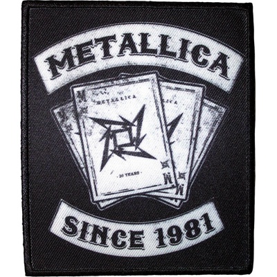 Nažehlovačka Metallica - 30th Anniversary Playing Card