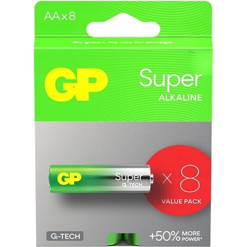 GP Super Alkaline G-TECH AA 8ks 15A21-SBV8