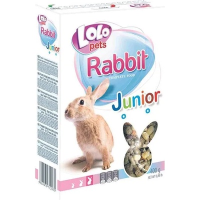 Lolo Pets Пълноценна храна за подрастващи мини зайчета 300 гр (lo - 71203)