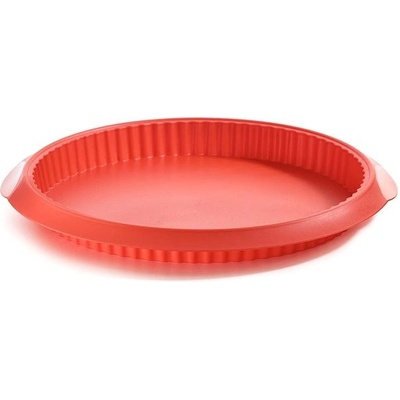 Lékué Silikonová zapékací forma na quiche Quiche červená 28 cm