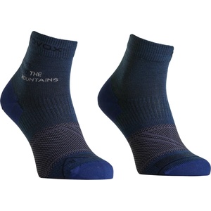 Ortovox Мъжки туристически чорапи Ortovox Alpine Light Quarter Socks Walking socks - Blue Nunatak - размер 39-41 (EU) (207-1391-0211)