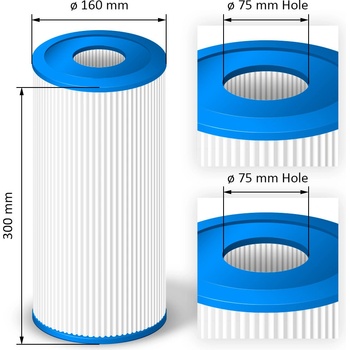 Crystalline Pool Spa Filter Filtrační kartuše SC790