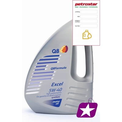 Q8 Oils Formula Excel 5W-40 4 l