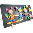 Magnetky pre deti Detoa magnetické puzzle Děti