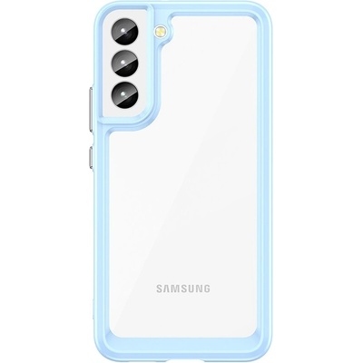HQWear Кейс Outer Space за Samsung Galaxy S22 + (S22 Plus) Твърд, с гел рамка, Син (9145576248720)