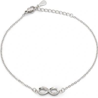 BRUNOshop.cz Náramek NEKONEČNO s kamínky II S4497