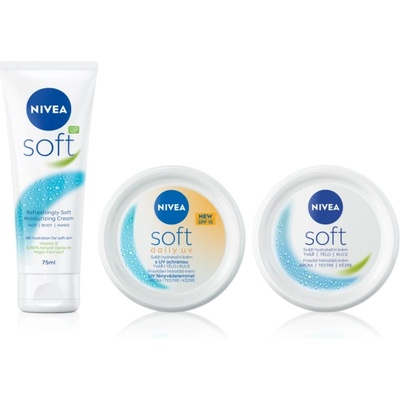 Nivea Soft комплект за подхранване и хидратация