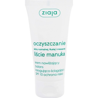 Ziaja Manuka Tree SPF 10 denný pleťový krém 50 ml
