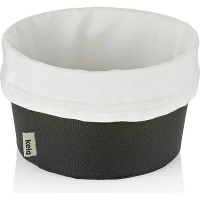 Kela Košík na chleba Grana PU kůže černá 11,0cm 19,0cm
