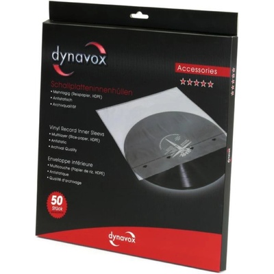 Dynavox Vinyl Record Inner HDPE: Vnitřní obal pro LP 50 ks