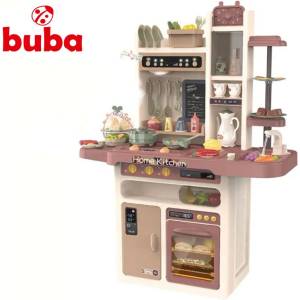 Buba Детска кухня играчка Buba Modern Kitchen, 65 части, 889-212, розова