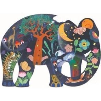 Image 1 of DJECO - Детски пъзел Арт слонче (DJ07652)
