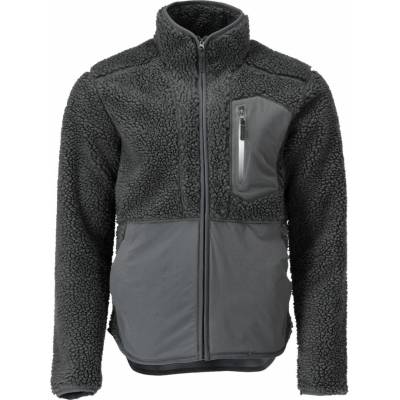 Mascot International bunda z umelej kožušiny na zips 22303 CUSTOMIZED kamenná sivá