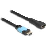 Delock 81997 HDMI кабел 1 м HDMI тип A (стандартен) Черен, Туркоазен (81997)